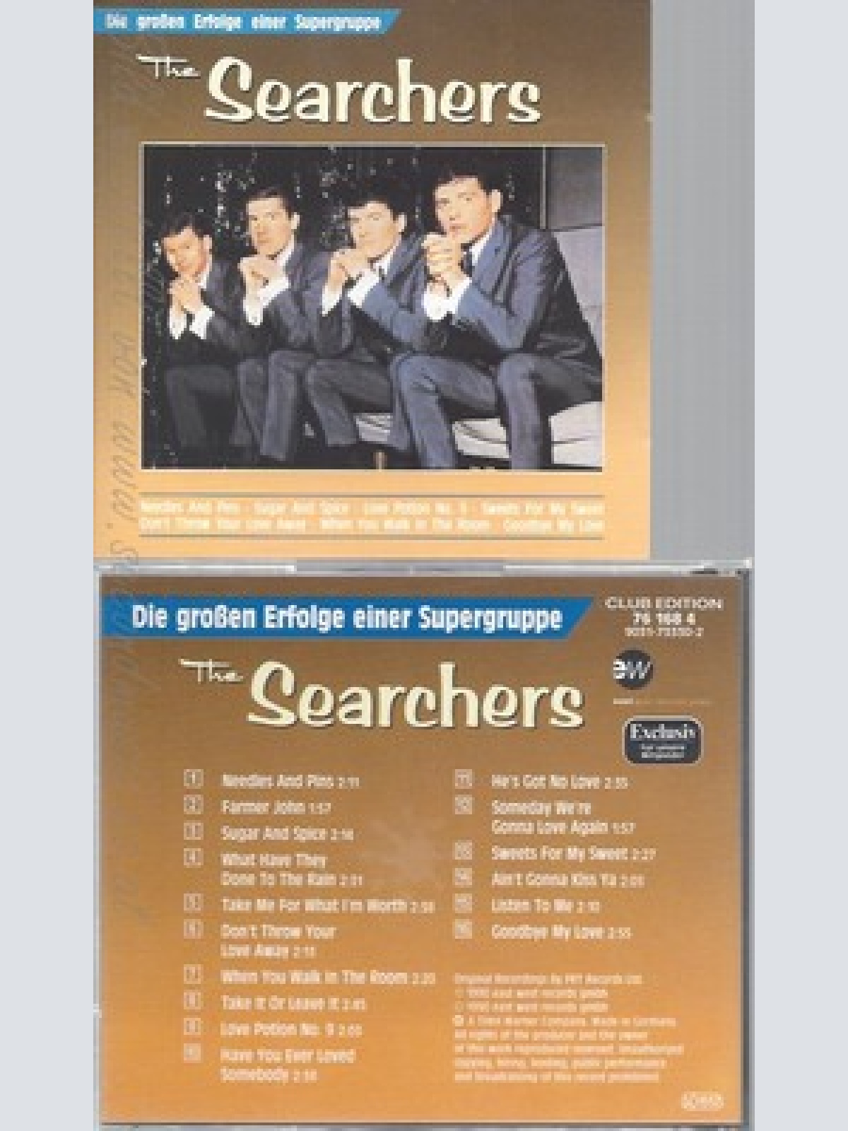 CD--THE SEARCHERS--DIE GROSSEN ERFOLGE EINER SUPERGRUPPE