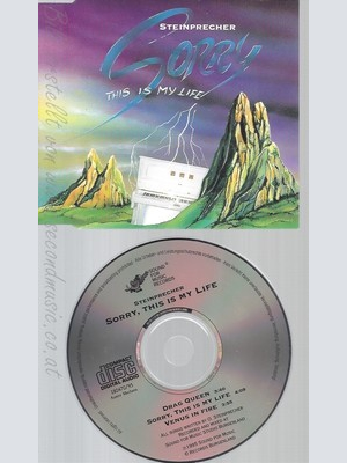 CD--STEINPRECHER--SORRY THIS IS MY LIFE--