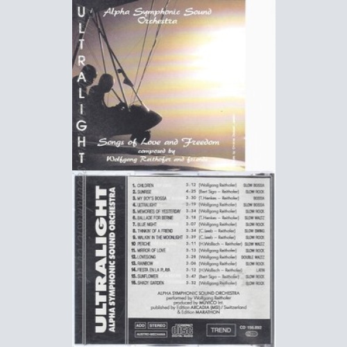 CD--ULTRALIGHT--ALPHA SYMPHONIC SOUND ORCHESTRA--SONGS OF LOVE AND FREEDOM
