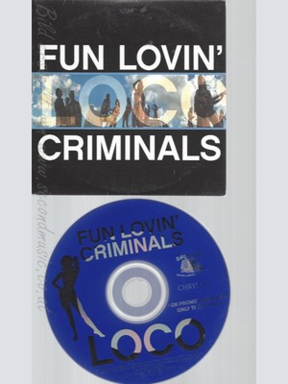 CD--FUN LOVIN CRIMINALS--PROMO--LOCO--CARDSLEEVE