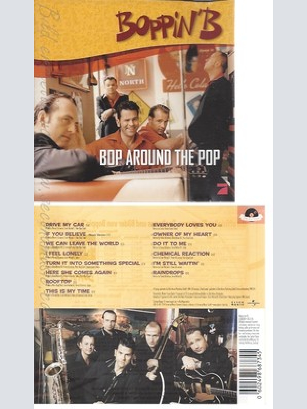 CD--BOPPIN'B -- -- BOP AROUND THE POP