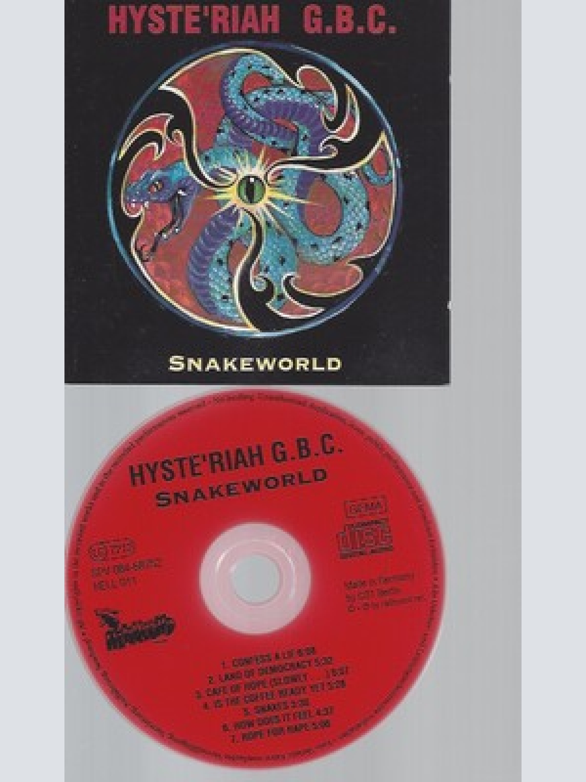 CD--HYSTERIAH GBC -- -- SNAKEWORLD [UK IMPORT]