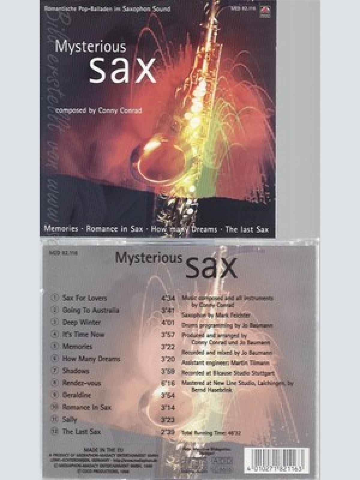 CD--CONNY CONRAD -- -- MYSTERIOUS SAX----------------