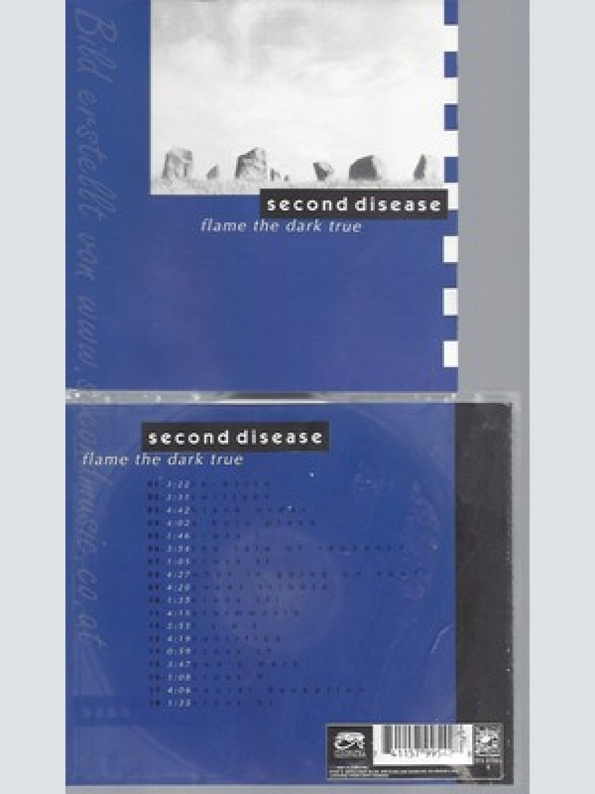 CD--SECOND DISEASE -- --- FLAME THE DARK TRUE