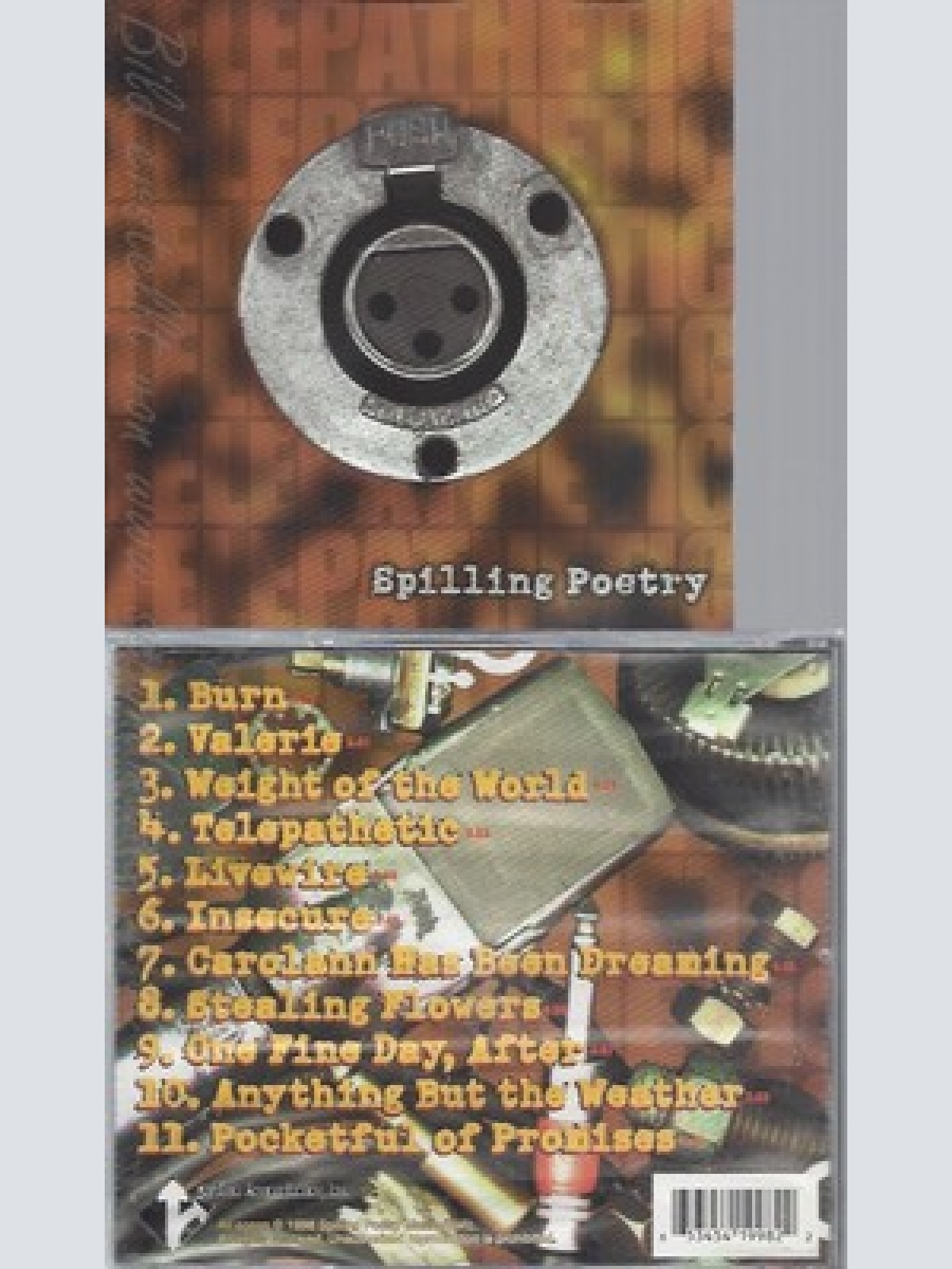 CD--SPILLING POETRY -- -- TELEPATHETIC --