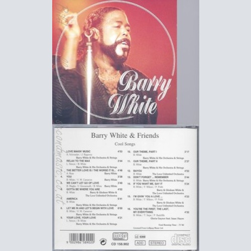 CD--BARRY WHITE AND FRIENDS -- COOL SONGS