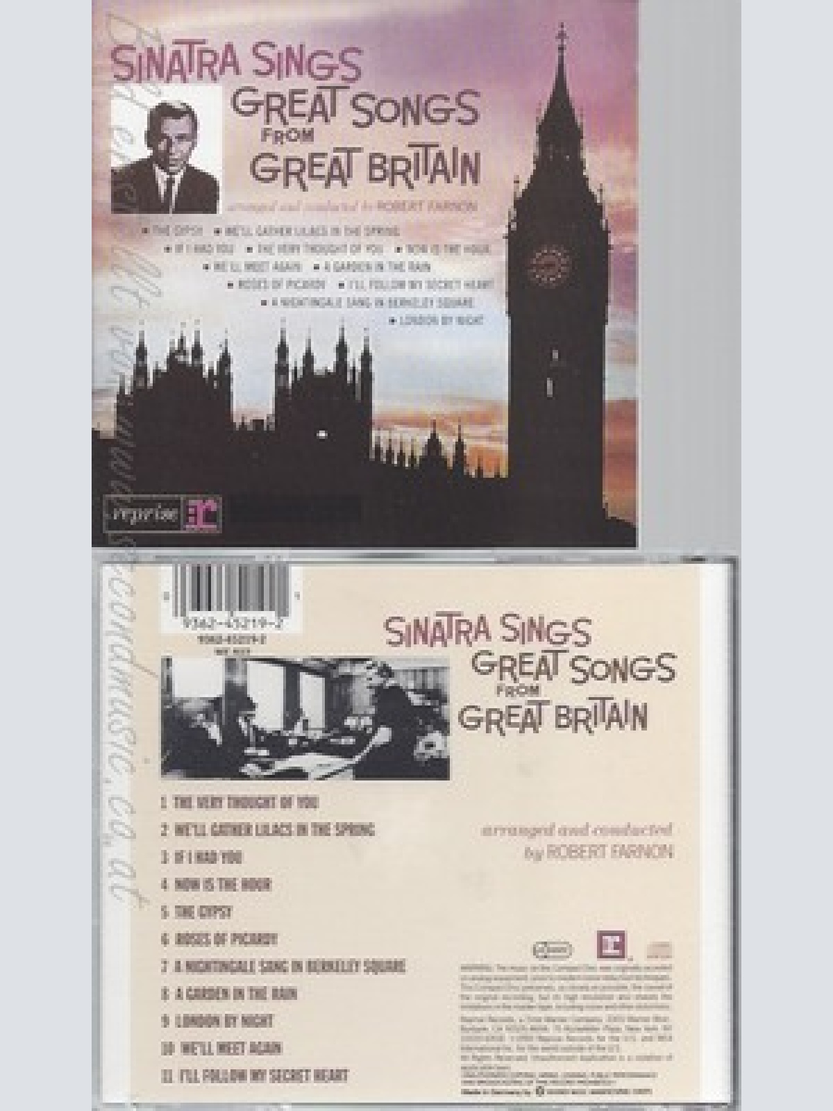 CD--FRANK SINATRA -- -- GREAT SONGS FROM GREAT BRITAN