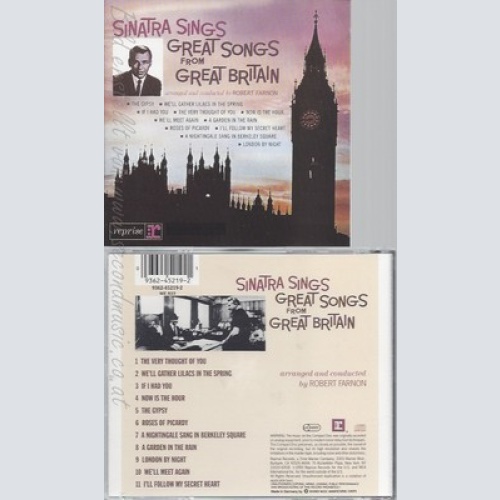 CD--FRANK SINATRA -- -- GREAT SONGS FROM GREAT BRITAN
