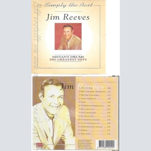 CD--JIM REEVES -- -- SIMPLY THE BEST - HIS GREATEST HITS