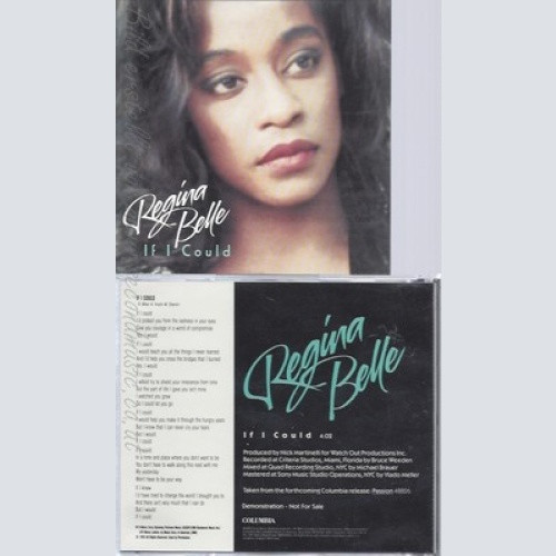 CD--REGINA BELLE--IF I COULD--PROMO