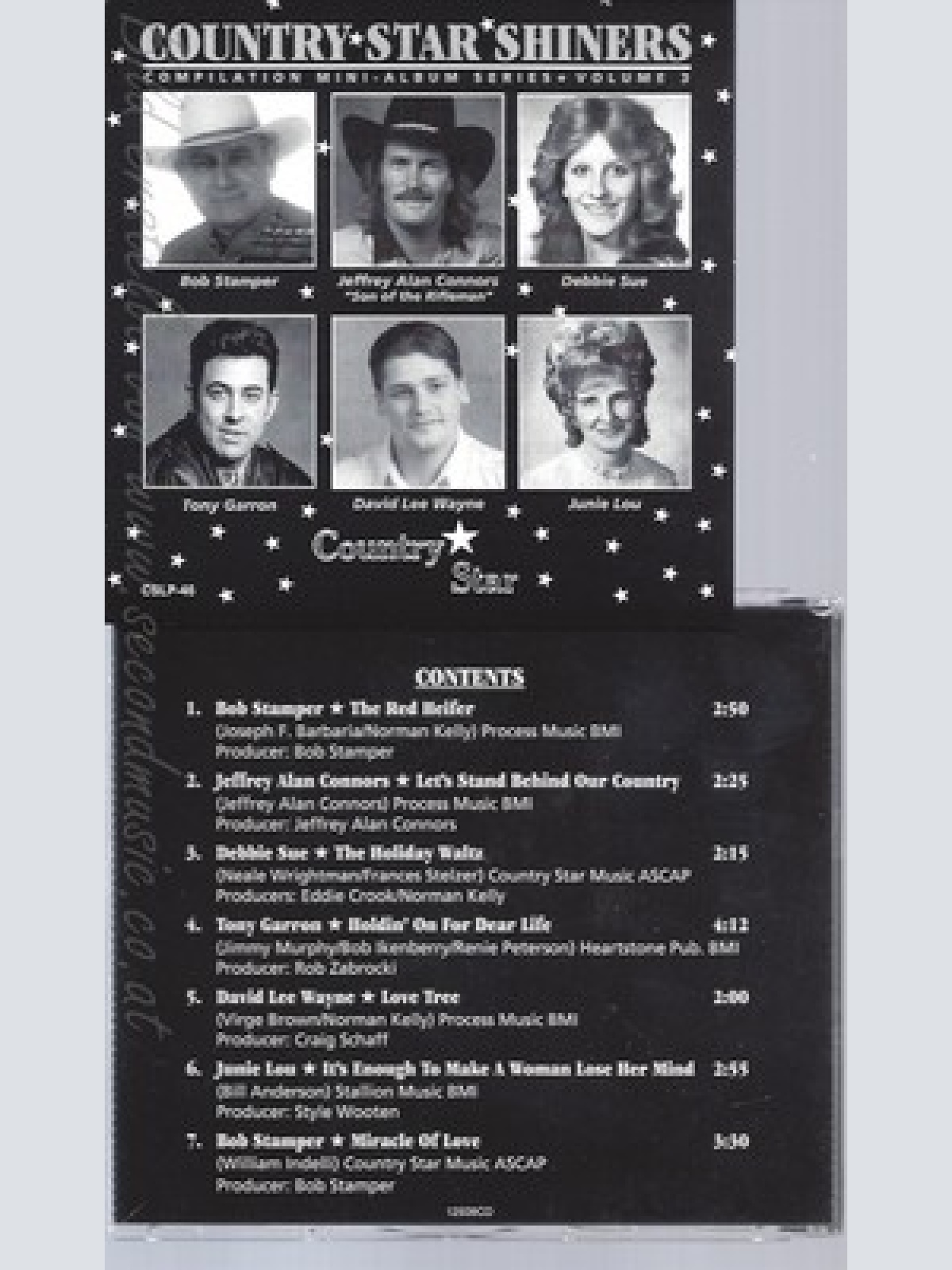 CD--COUNTRY STAR SHINERS--STAMPER-CONNORS-SUE-WAYNE-