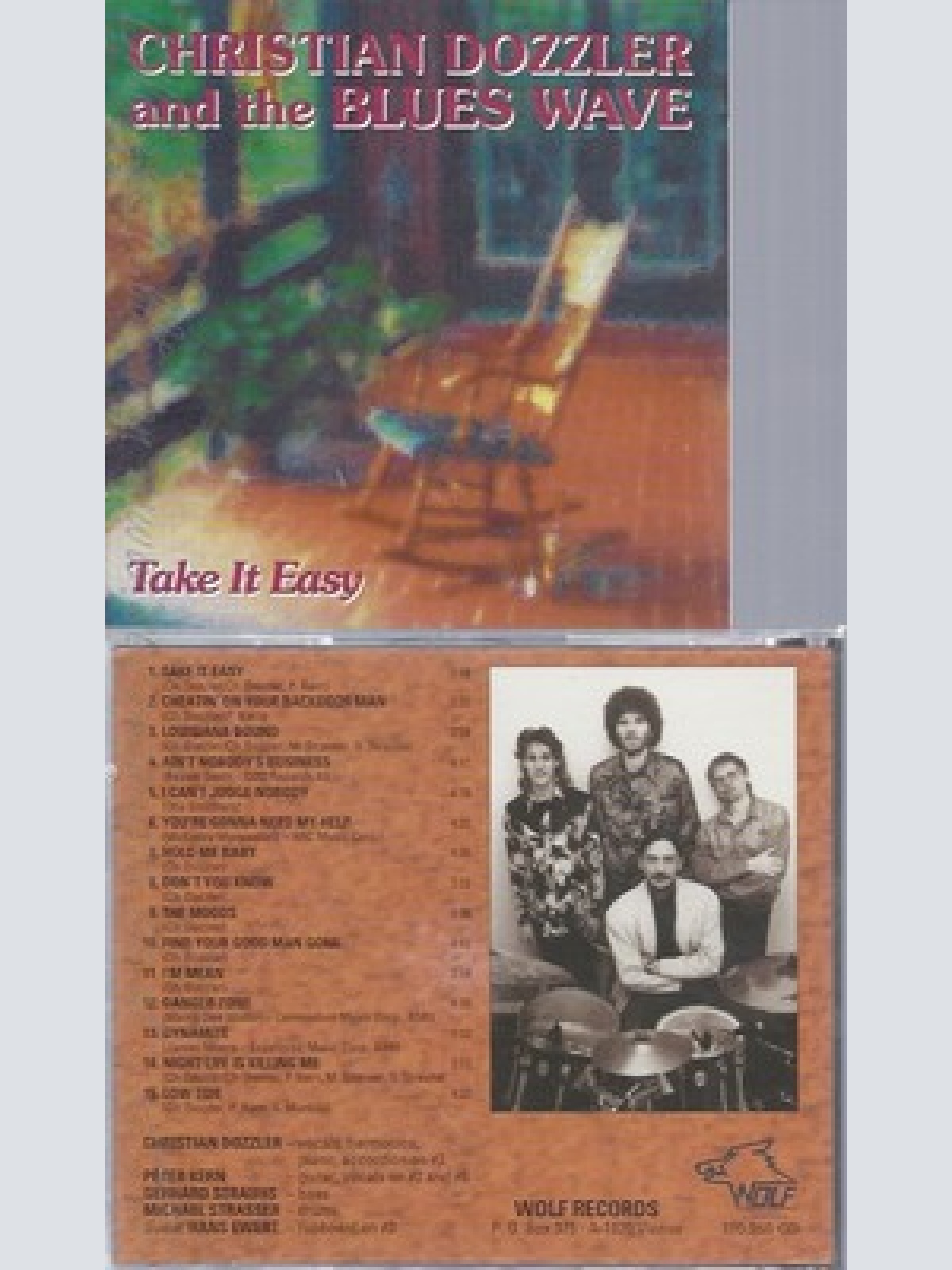 CD--CHRISTIAN DOZZLER AND THE BLUES WAVE--TAKE IT EASY
