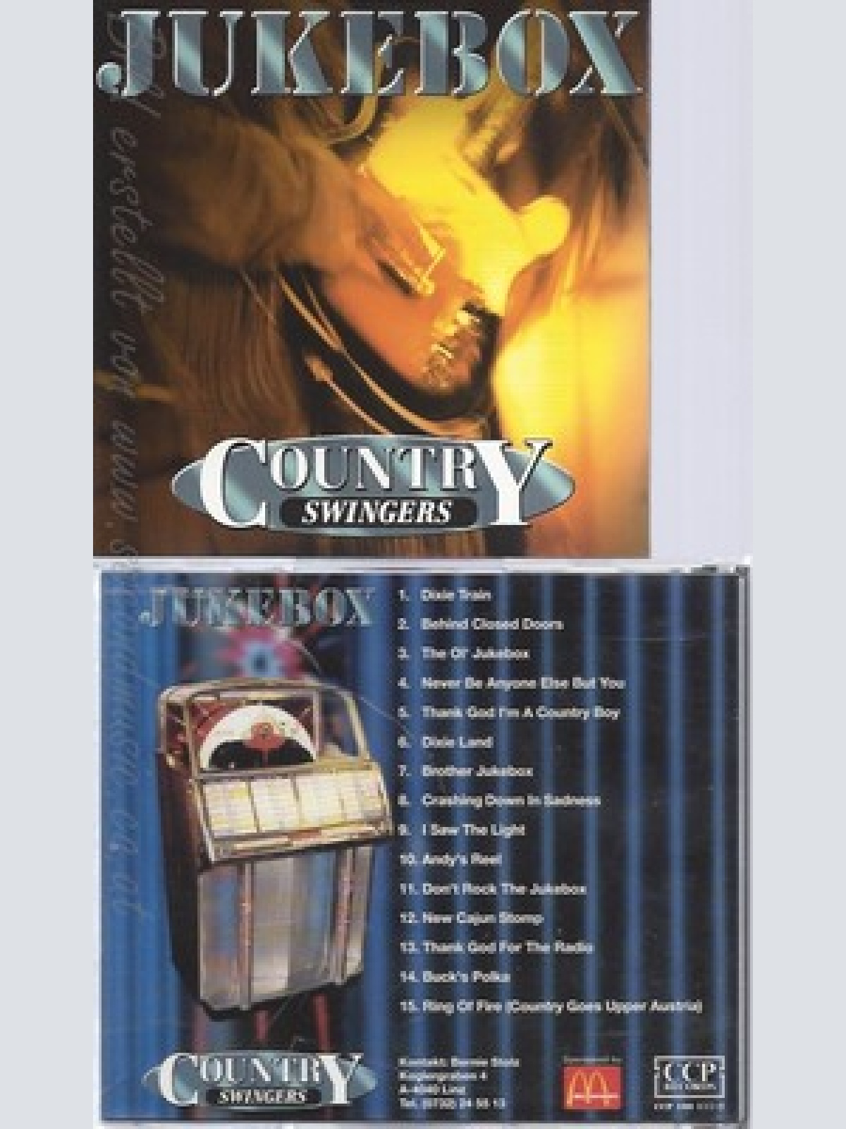 CD--JUKEBOX--COUNTRY SWINGERS