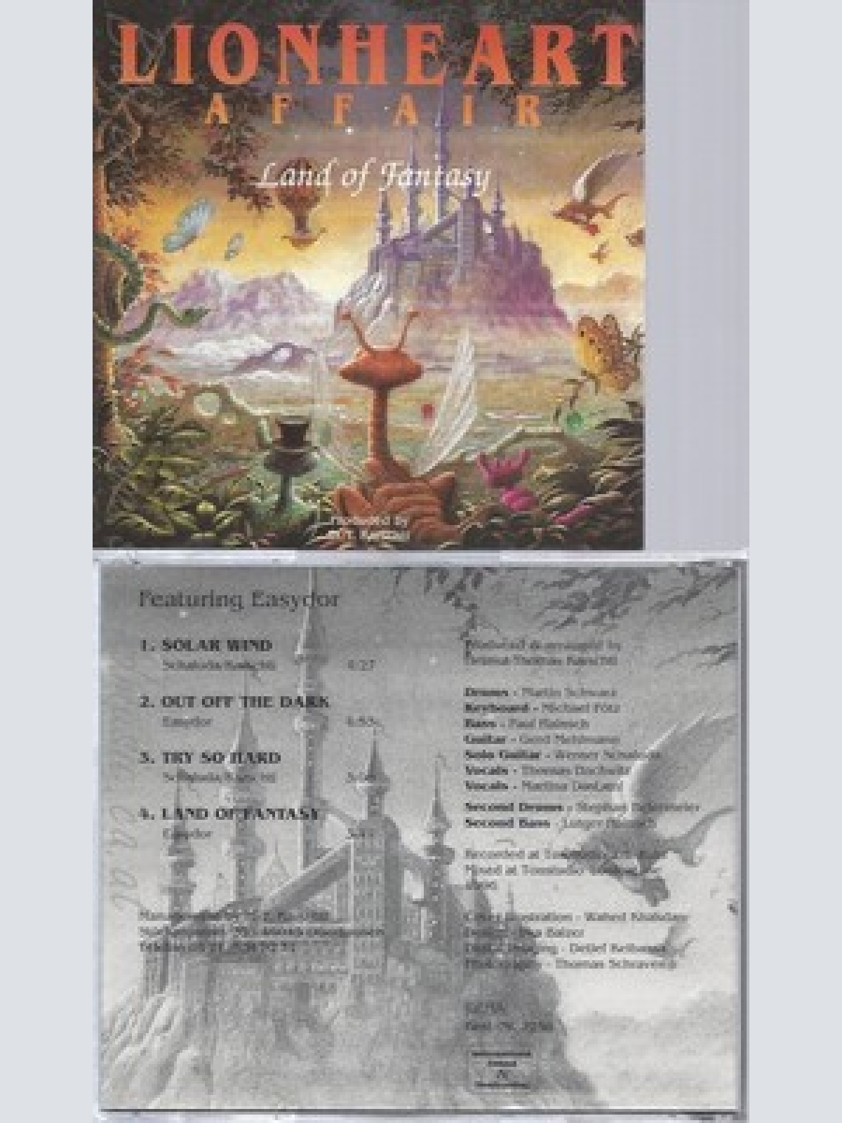 CD--LIONHEART AFFAIR--LAND OF FANTASY