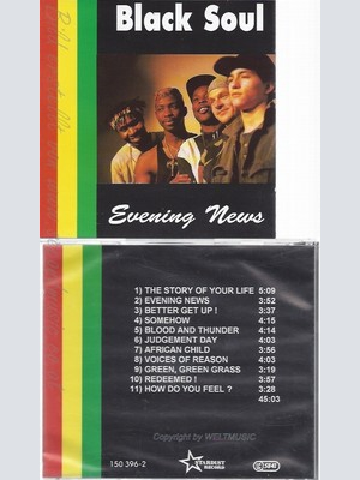 CD--BLACK SOUL--EVENING NEWS