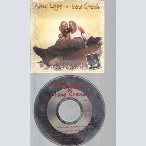 CD--KLAUS LAGE & IRENE GRANDI--WEIL DU ANDERS BIST--PROMO
