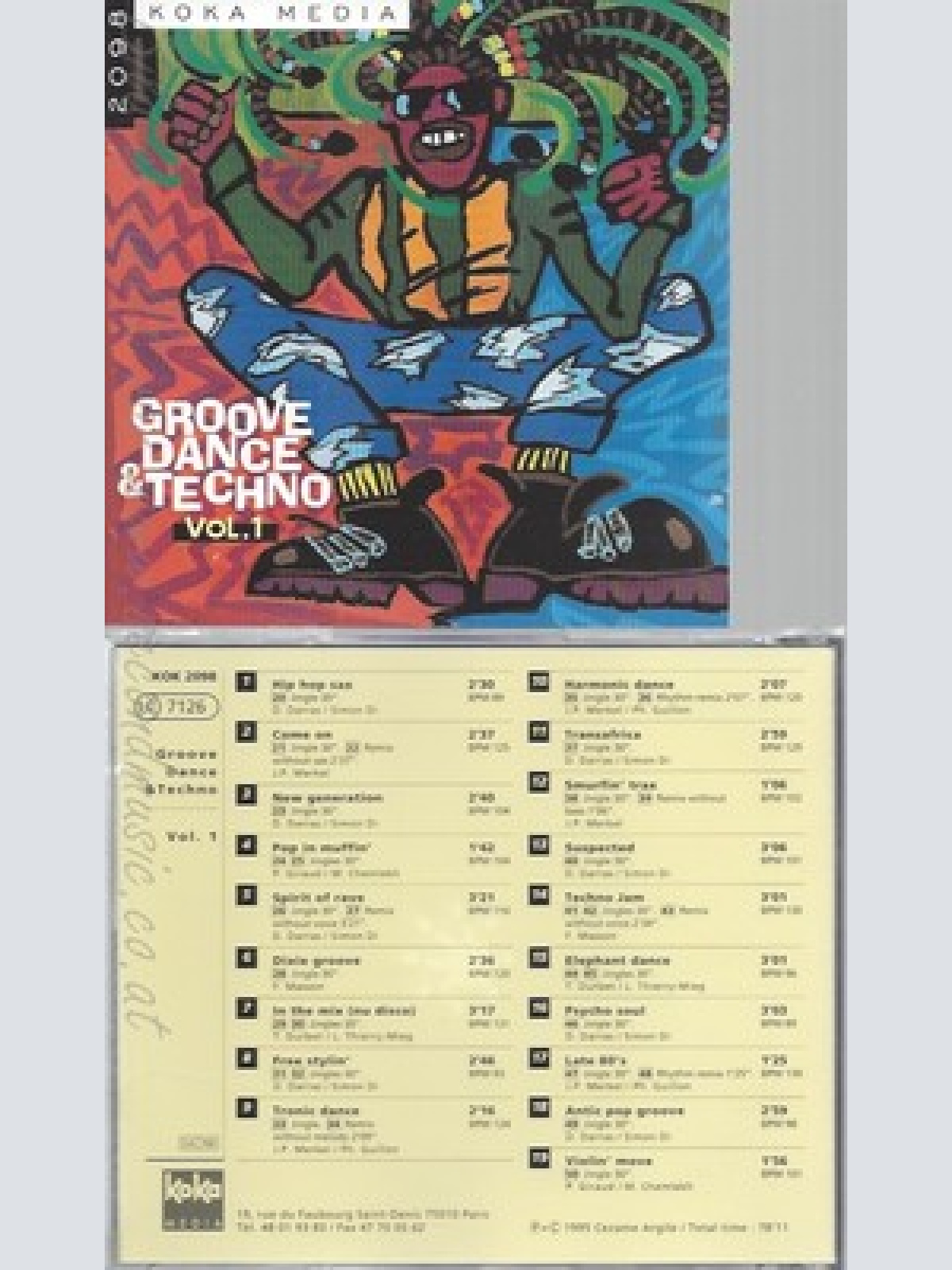 CD--GROOVE DANCE TECHNO--VOLUME 1