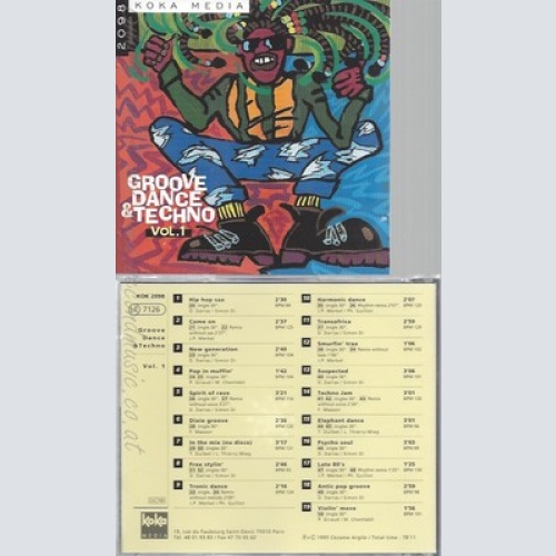 CD--GROOVE DANCE TECHNO--VOLUME 1