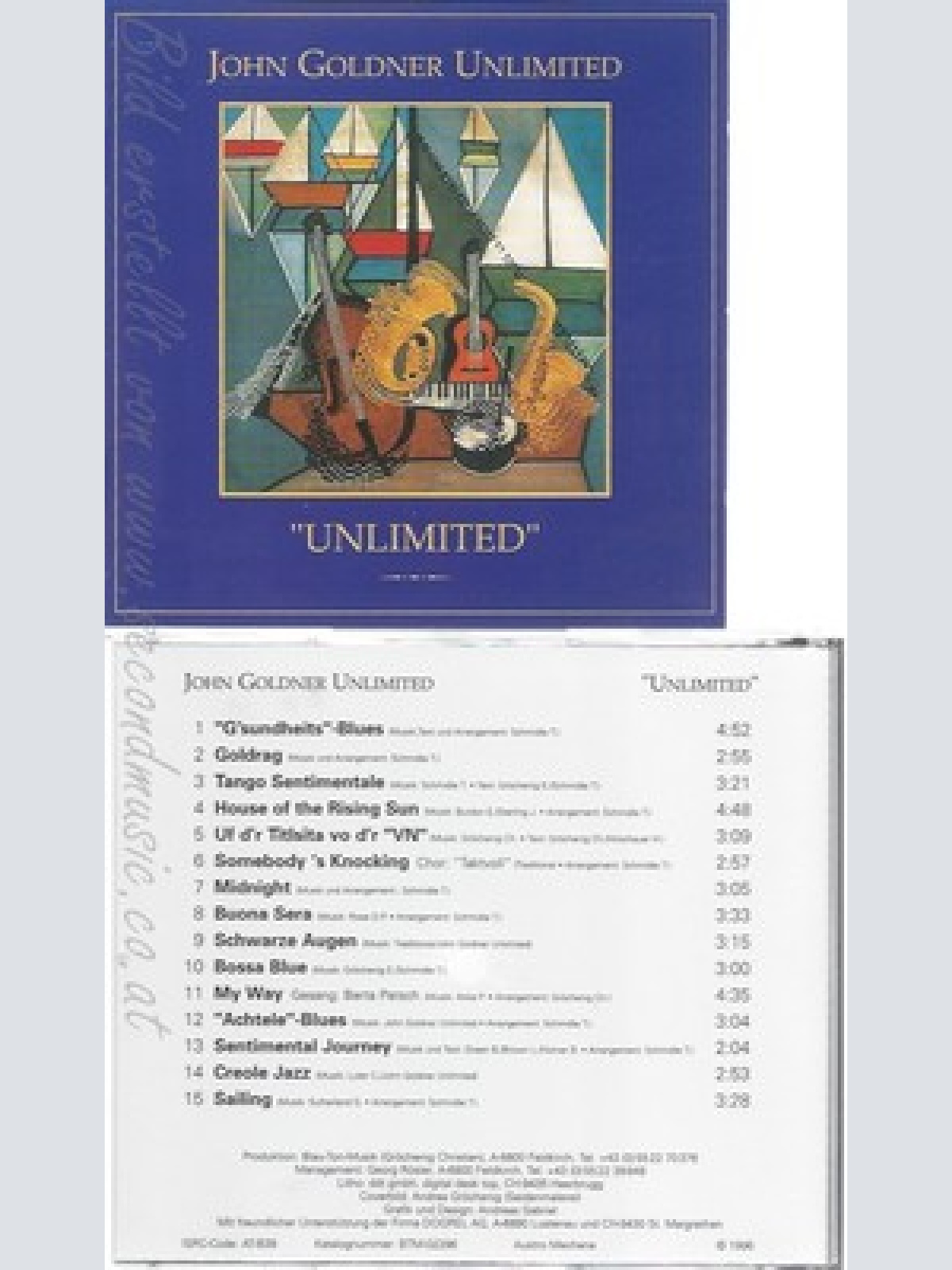 CD--JOHN GOLDNER UNLIMITED--UNLIMITED