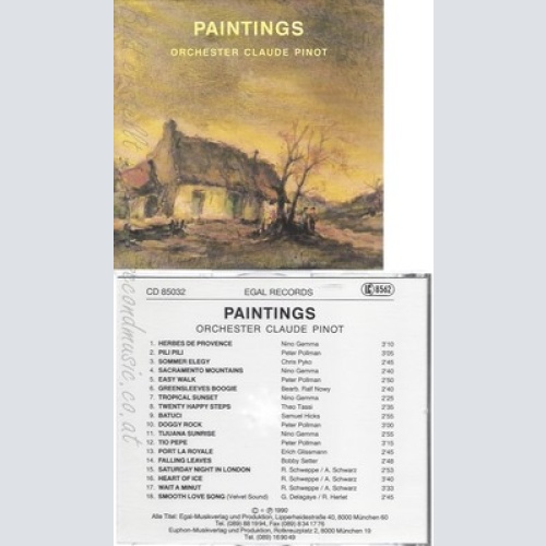 CD--PAINTINGS--ORCHESTER CLAUDE PINOT
