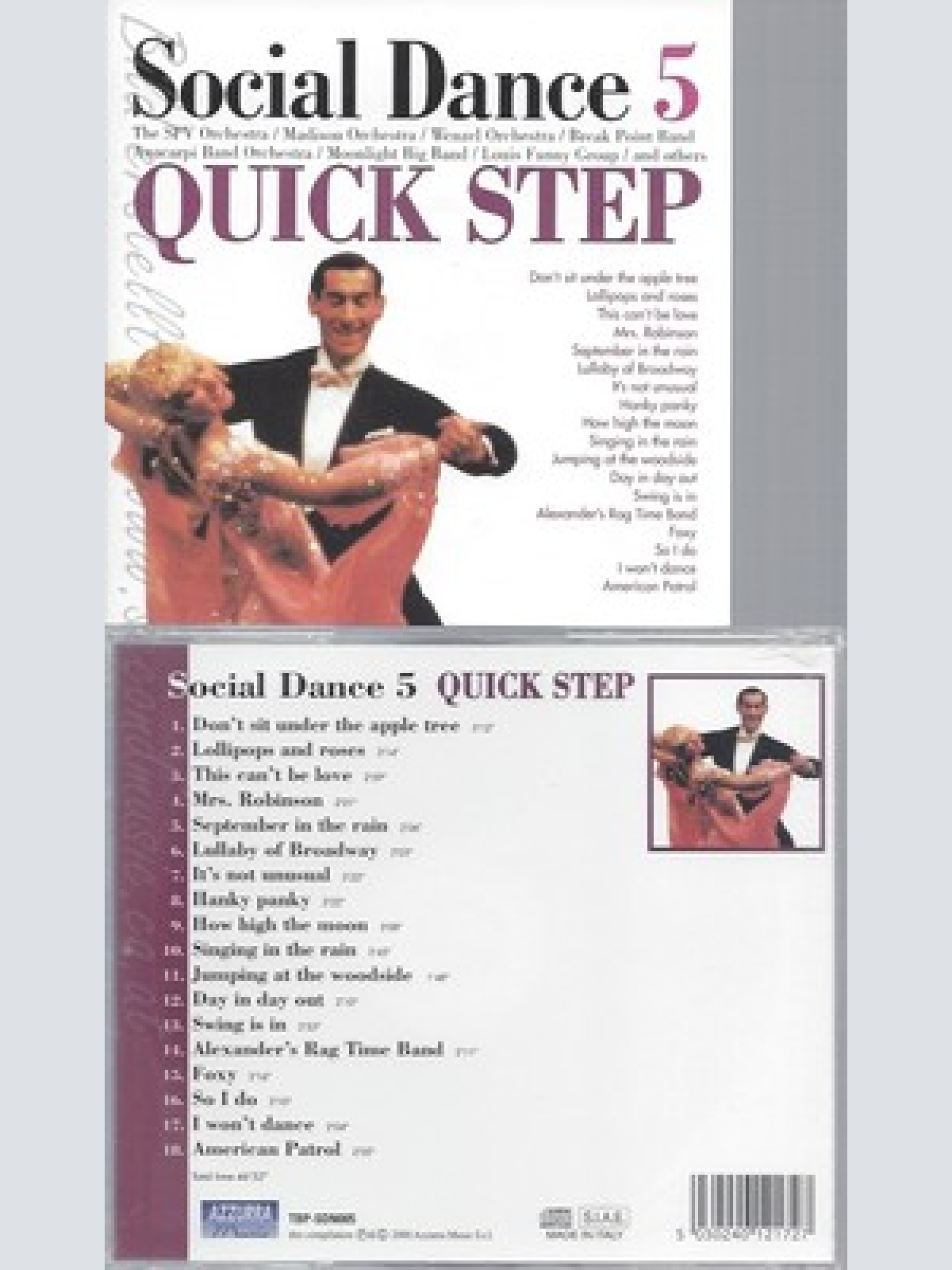 CD--VARIOUS -- -- QUICK STEP: SOCIAL DANCE 5