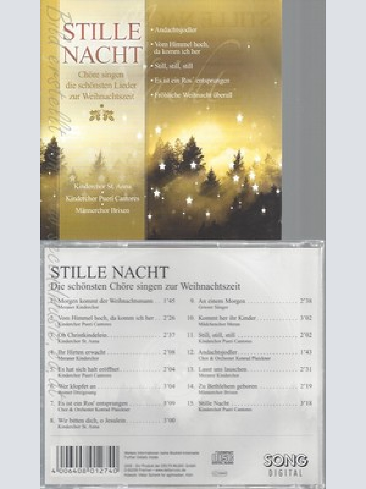 CD--VARIOUS -- -- STILLE NACHT-CHÖRE SINGEN DIE SCHÖNSTEN LIEDER ZUR WEIHNACHTSZ
