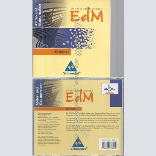 CD--SCHROEDEL SOFTWARE -- ELEMENTE DER MATHEMATIK SII -- UND KLAUSURTRAINER