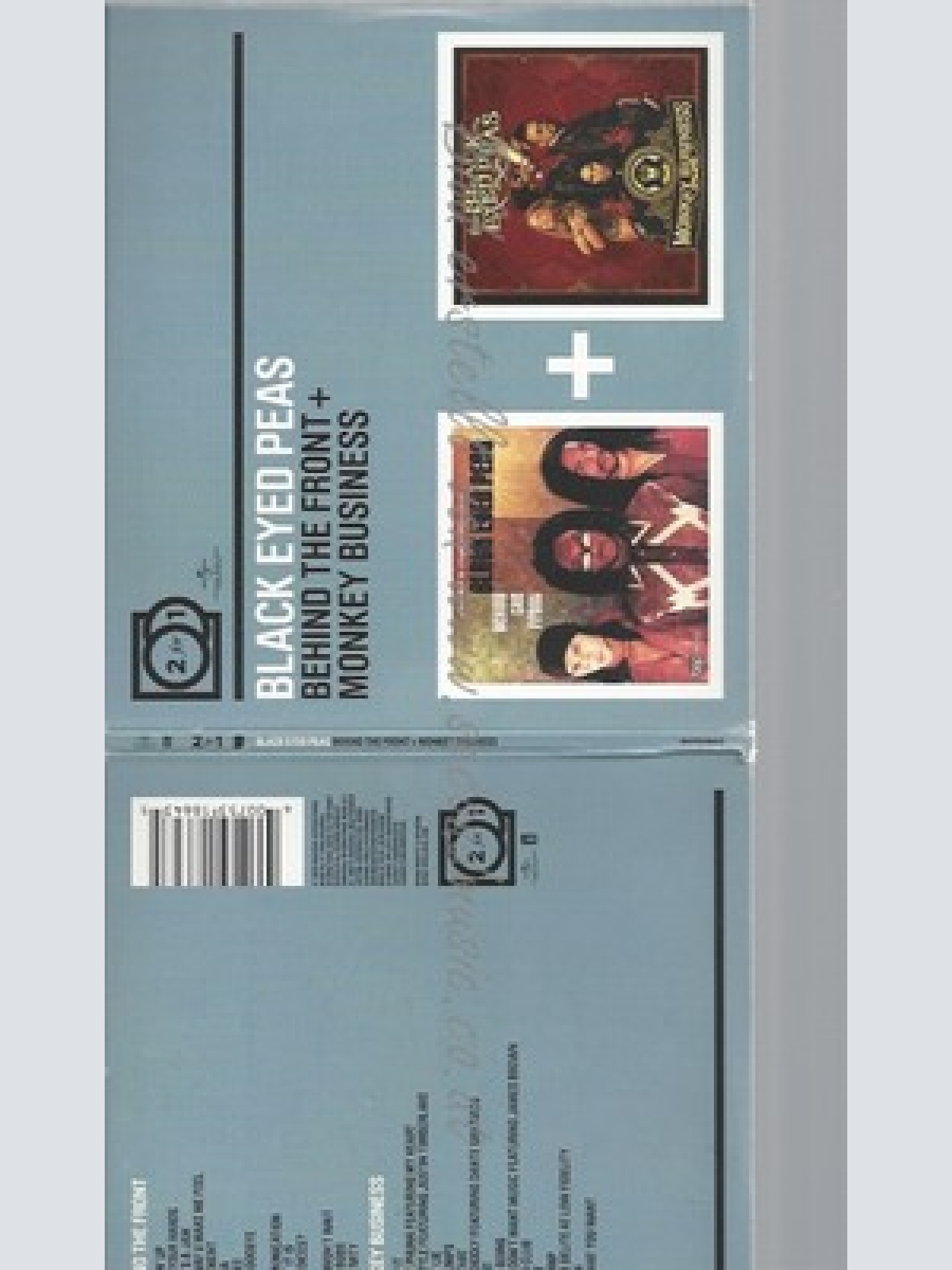 CD--MONKEY BUSINESS -- / THE BLACK EYED PEAS -- --2CD -- 2 FOR 1: BEHIND THE FRO