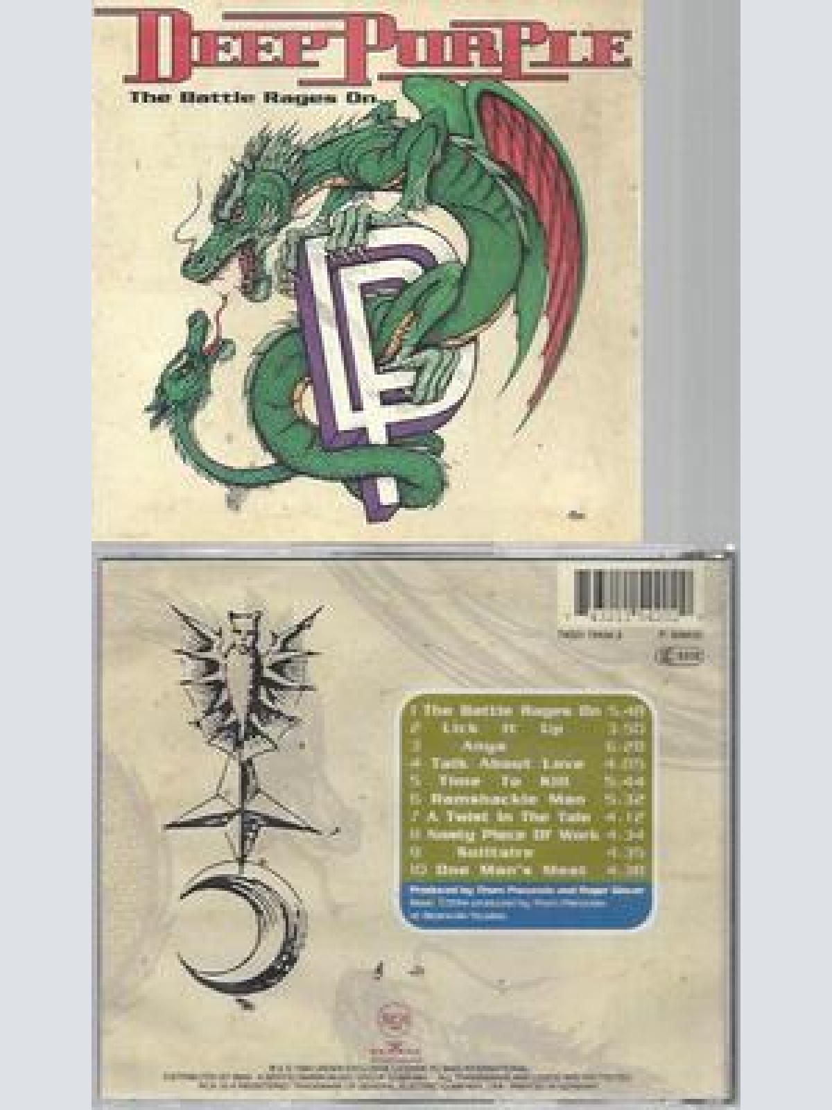 CD--DEEP PURPLE -- -- THE BATTLE RAGES ON