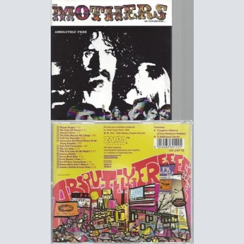 CD--FRANK ZAPPA --ABSOLUTELY FREE--