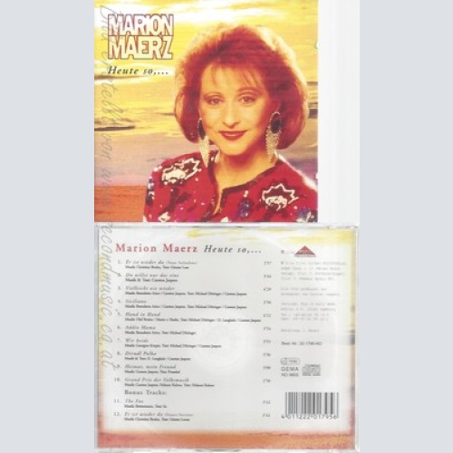 CD--MARION MAERZ -- -- MAERZ, MARION-HEUTE SO,. .