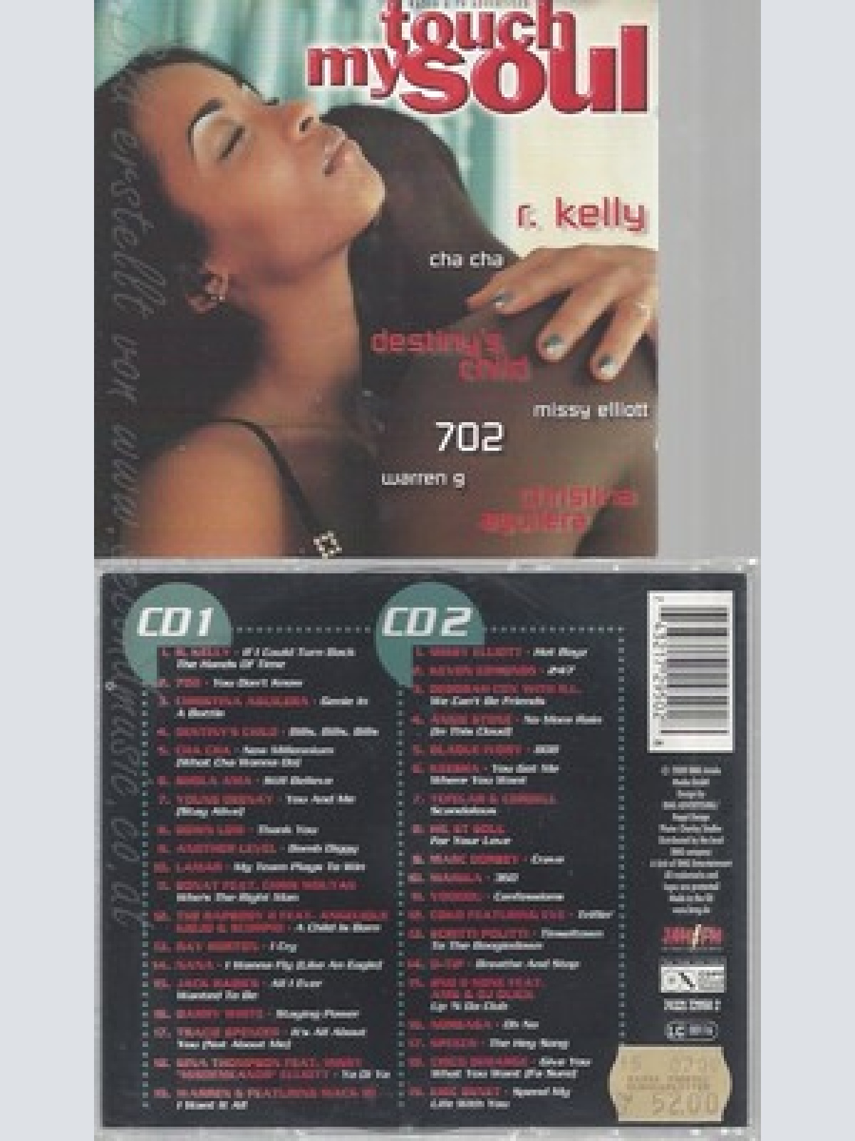 CD--VARIOUS -- --2CD -- TOUCH MY SOUL - THE FINEST OF BLACK MUSIC 2000 VOL. 1