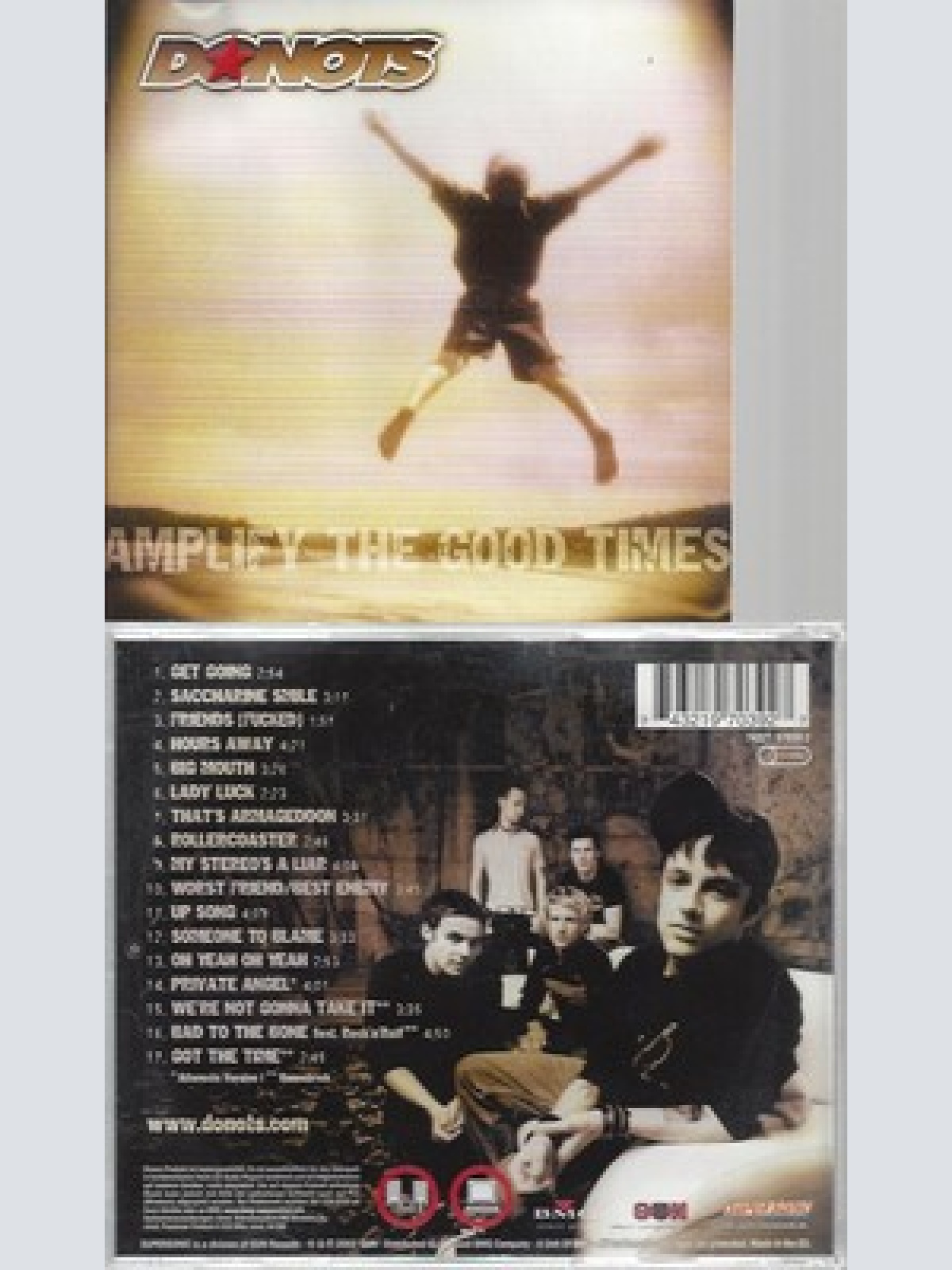 CD--EWEL / DONOTS UND VARIOUS -- --- AMPLIFY THE GOOD TIMES