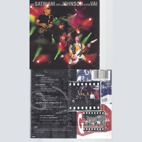 CD--G3, JOE SATRIANI, ERIC JOHNSON UND STEVE VAI -- -- G3-LIVE IN CONCERT
