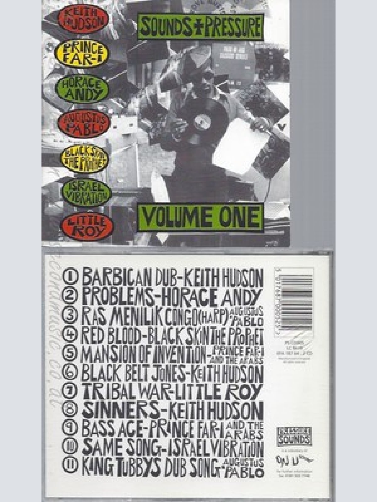 CD--SOUNDS & PRESSURE -- -- SOUNDS AND PRESSURE VOL.1