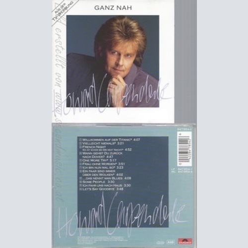 CD--HOWARD CARPENDALE -- -- GANZ NAH