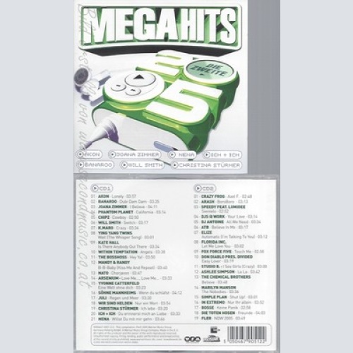 CD--VARIOUS -- --2CD -- MEGAHITS 2005:DIE ZWEITE