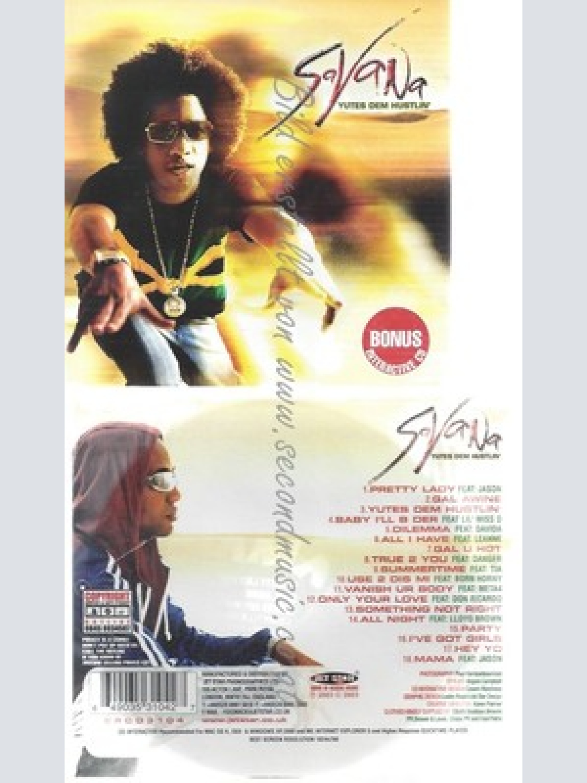 CD--SAVANA -- --- YUTES DEM HUSTLIN --2CD