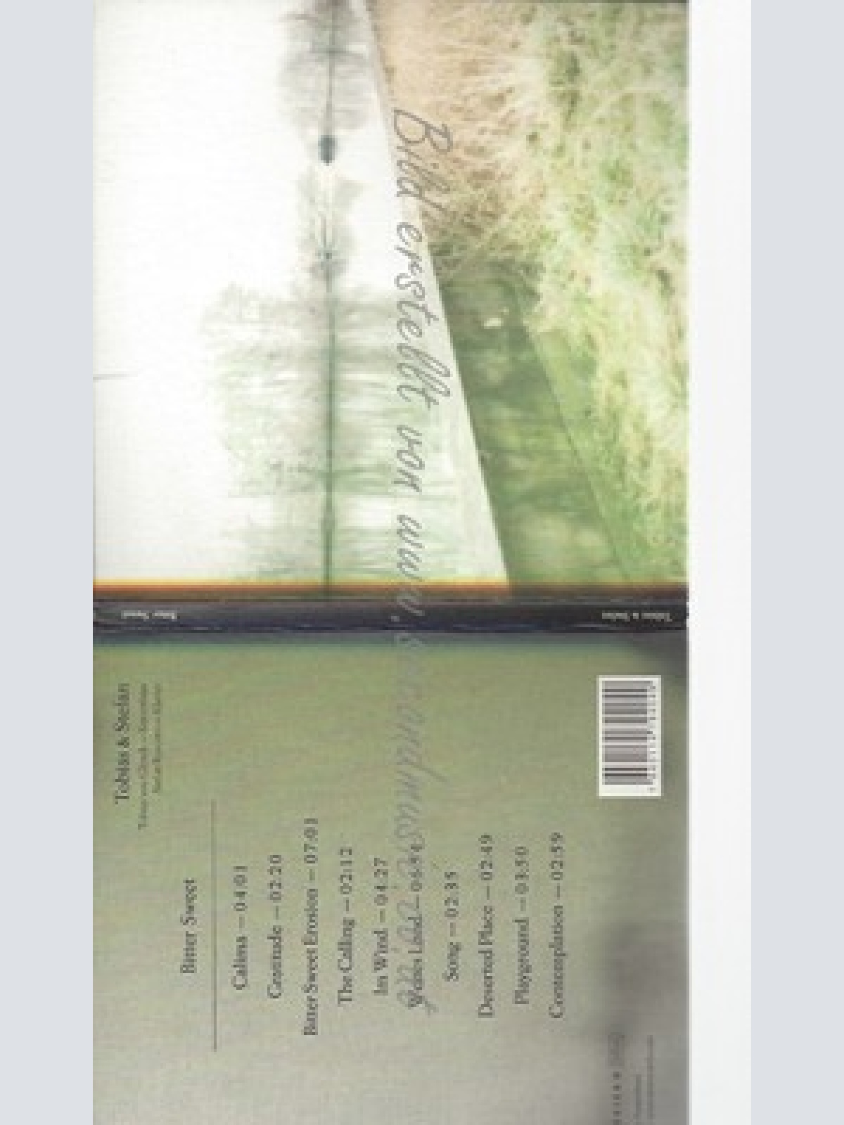 CD--TOBIAS & STEFAN -- -- BITTER SWEET