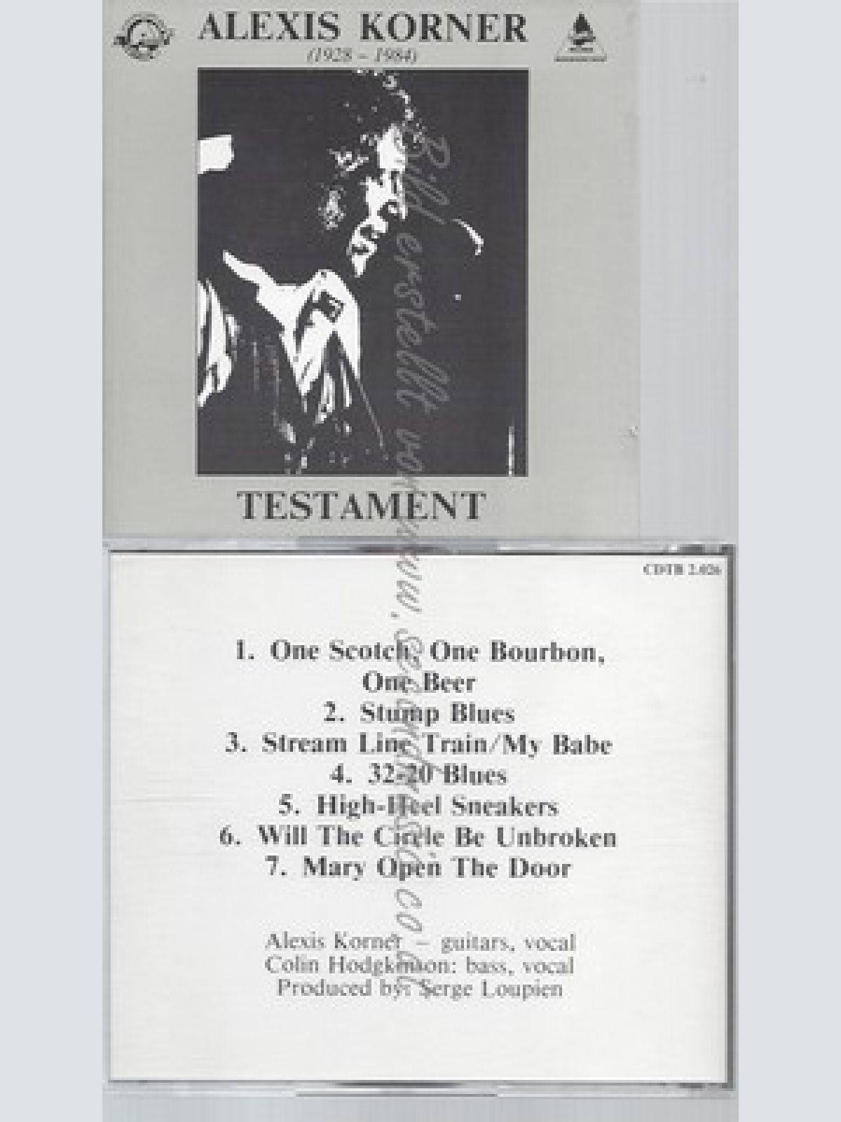 CD--ALEXIS KORNER--TESTAMENT--