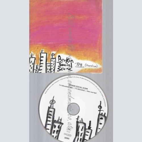 CD--BROKEN SOCIAL SCENE--1/4 SHORELINE--CARDSLEEVE