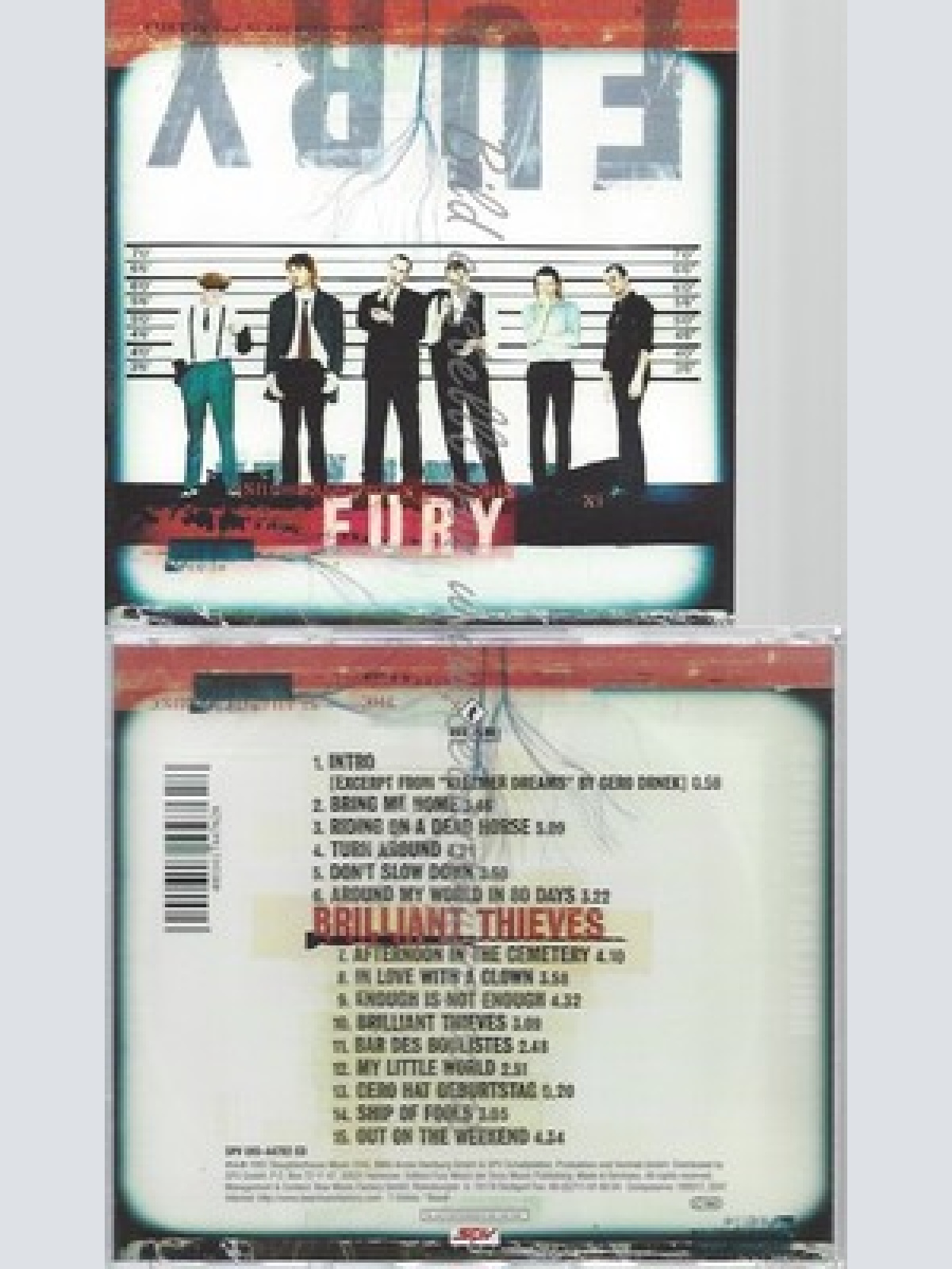 CD--FURY IN THE SLAUGHTERHOUSE -- -- BRILLIANT THIEVES