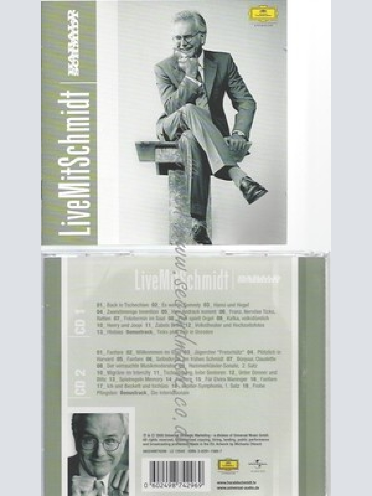 CD--HARALD SCHMIDT -- --2CD -- LIVEMITSCHMIDT