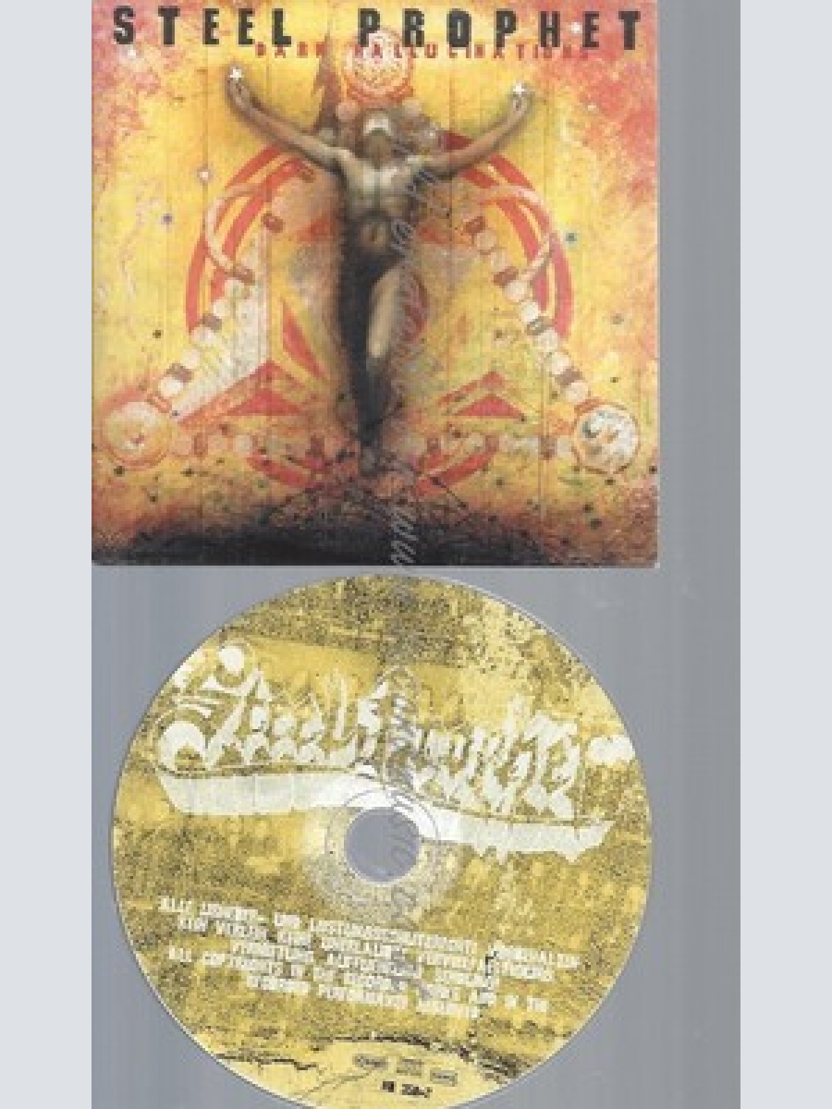 CD--STEEL PROPHET -- -- DARK HALLUCINATIONS // Promo Cardsleeve