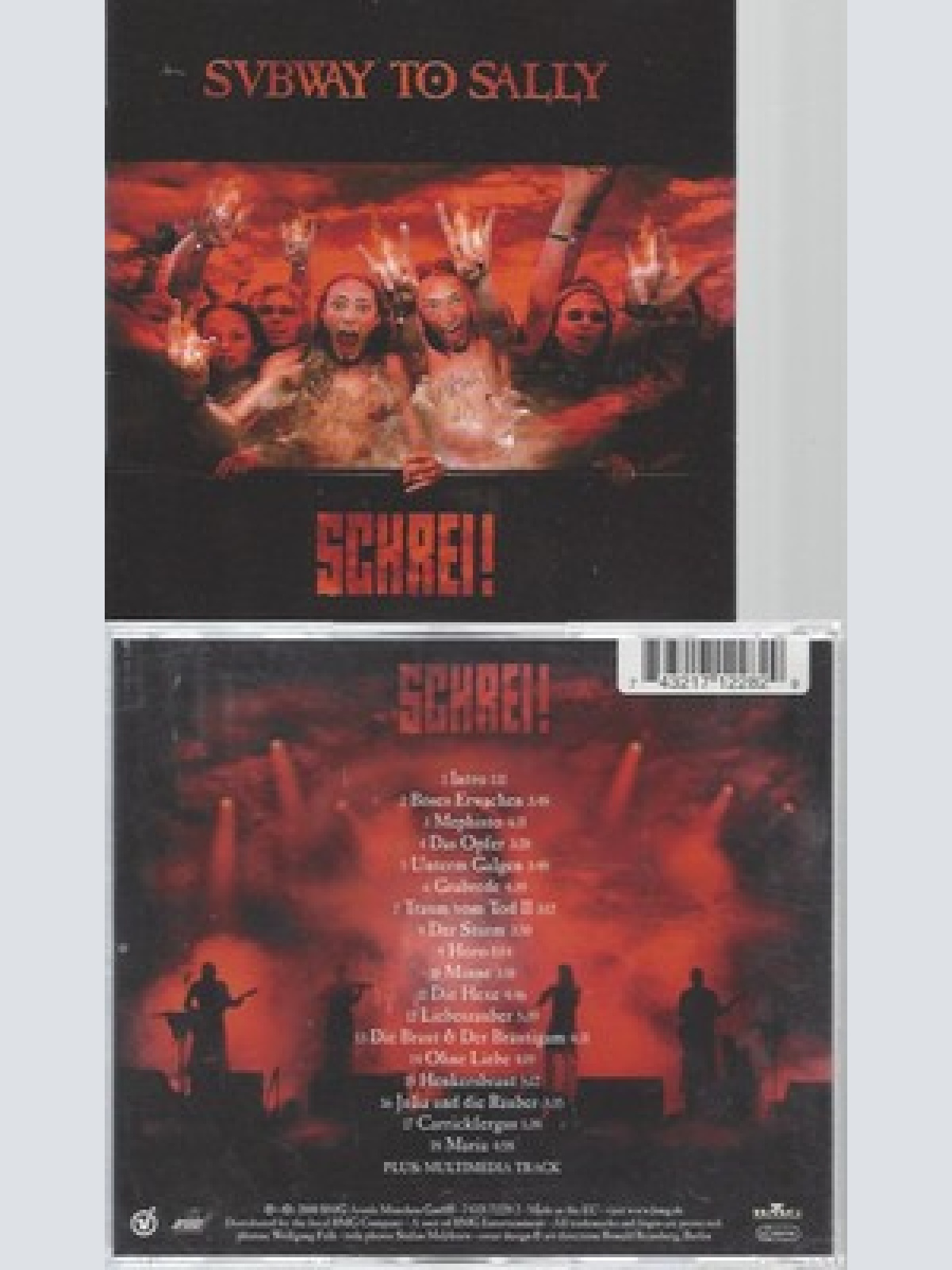 CD--SUBWAY TO SALLY -- -- SCHREI