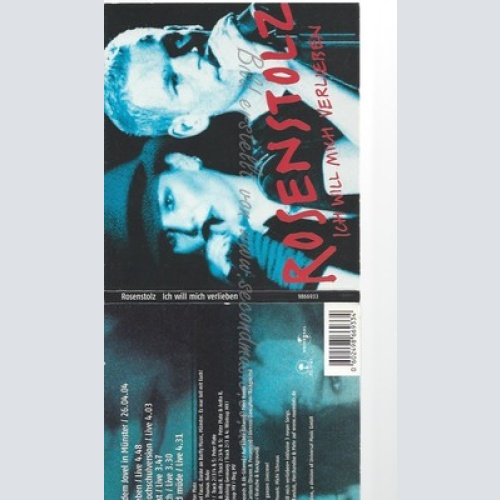 CD--ROSENSTOLZ -- ICH WILL MICH VERLIEBEN ----CD 2-