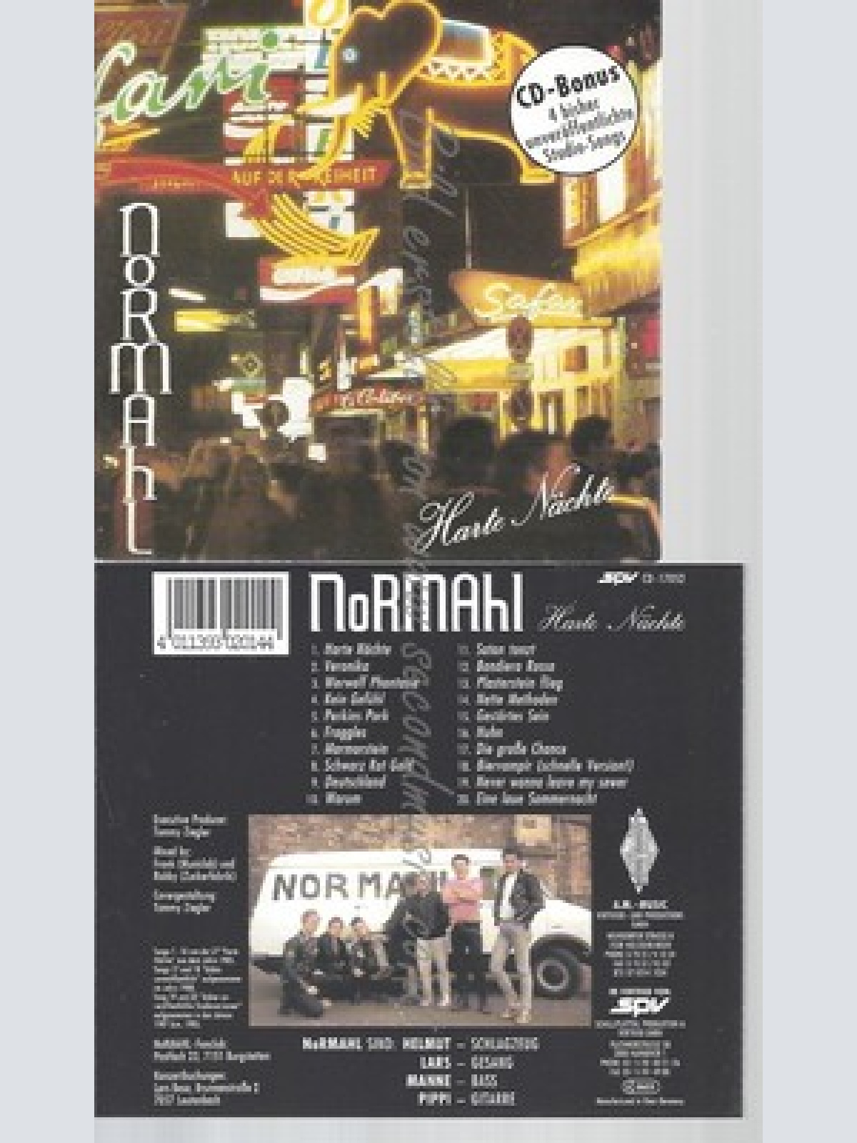 CD--NORMAHL -- -- HARTE NAECHTE