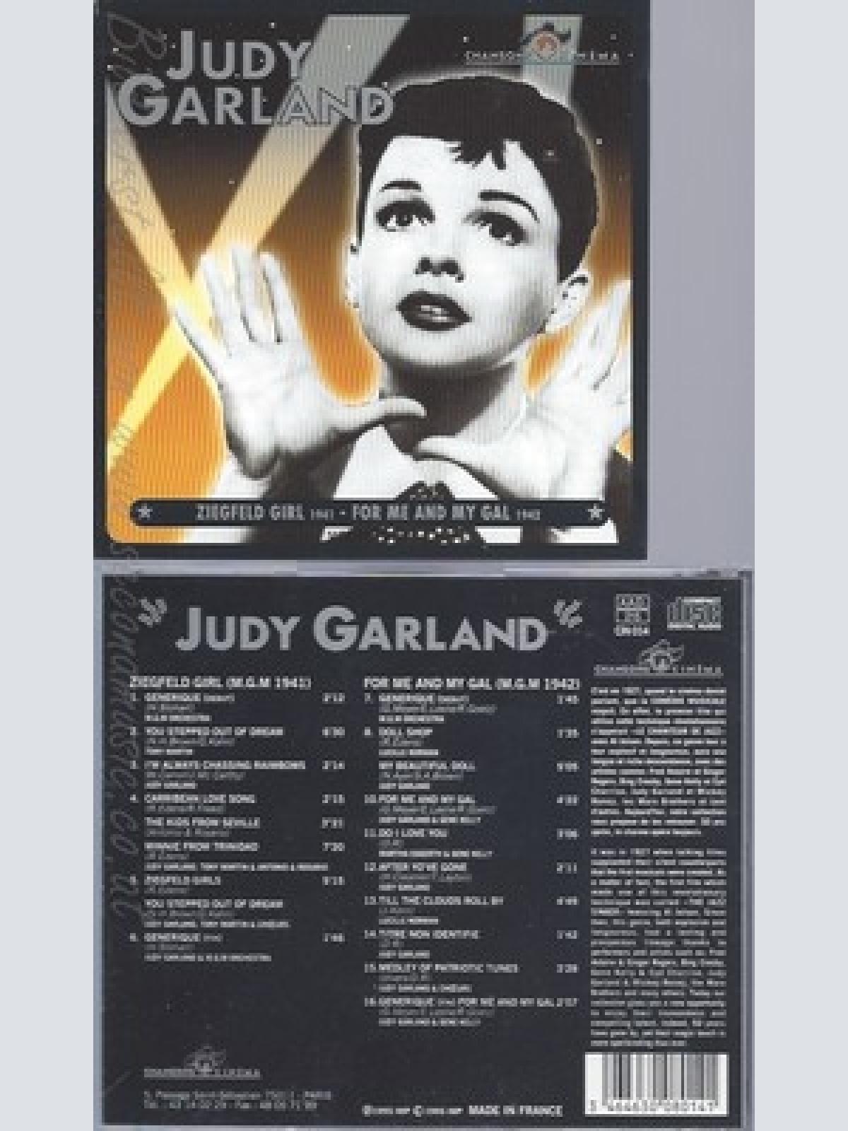 CD--JUDY GARLAND -- ---- FOR ME AN