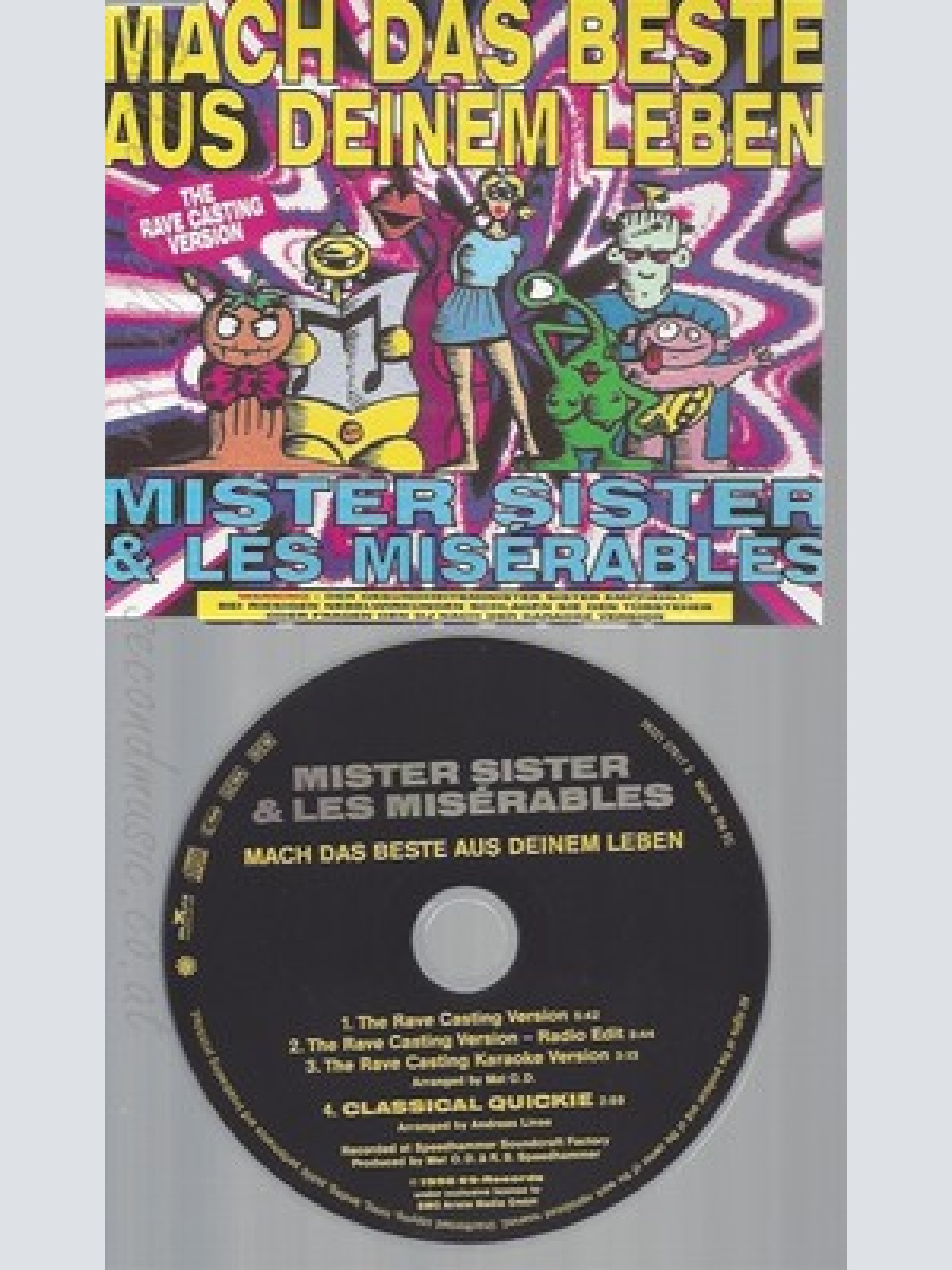 CD--MISTER SISTER & LES MISERABLES -- --- MACH DAS BESTE AUS DEINEM LEBEN