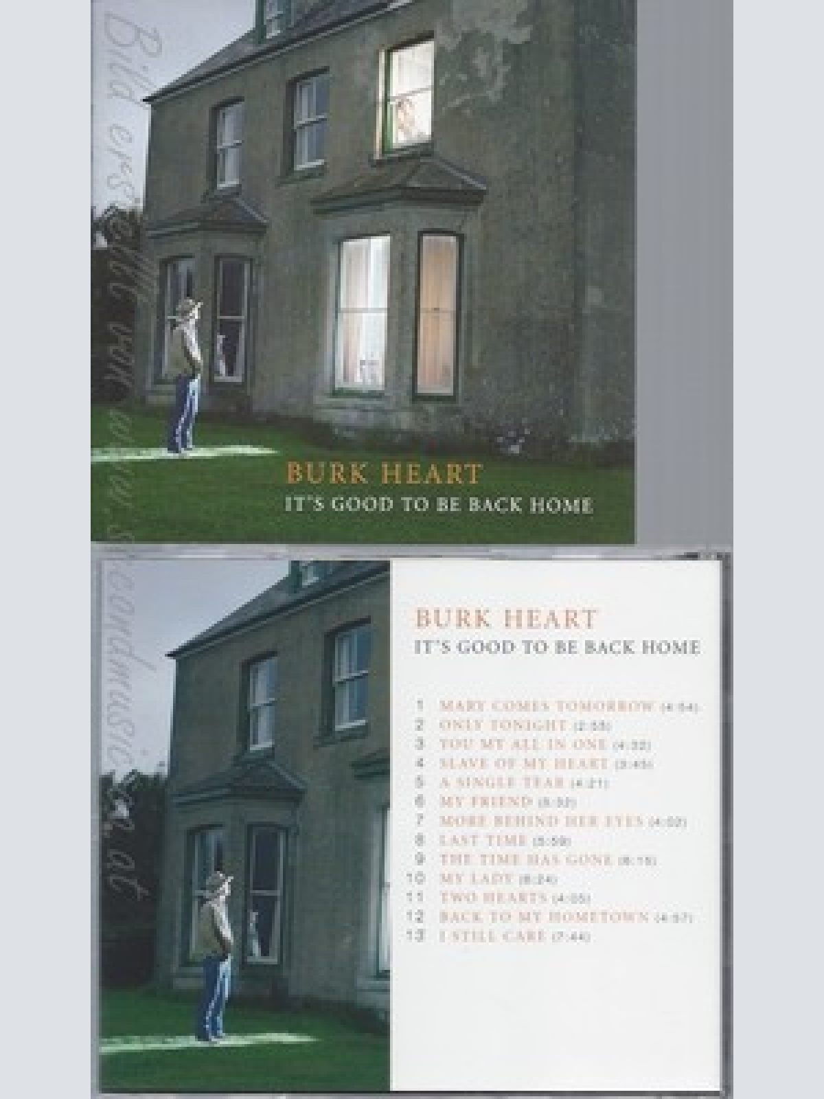 CD--BURK HEART--IT'S GOOD TO BE BACK HOME